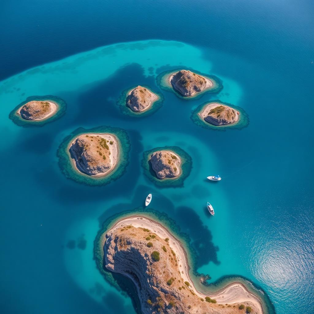 La Maddalena archipelago near Palau